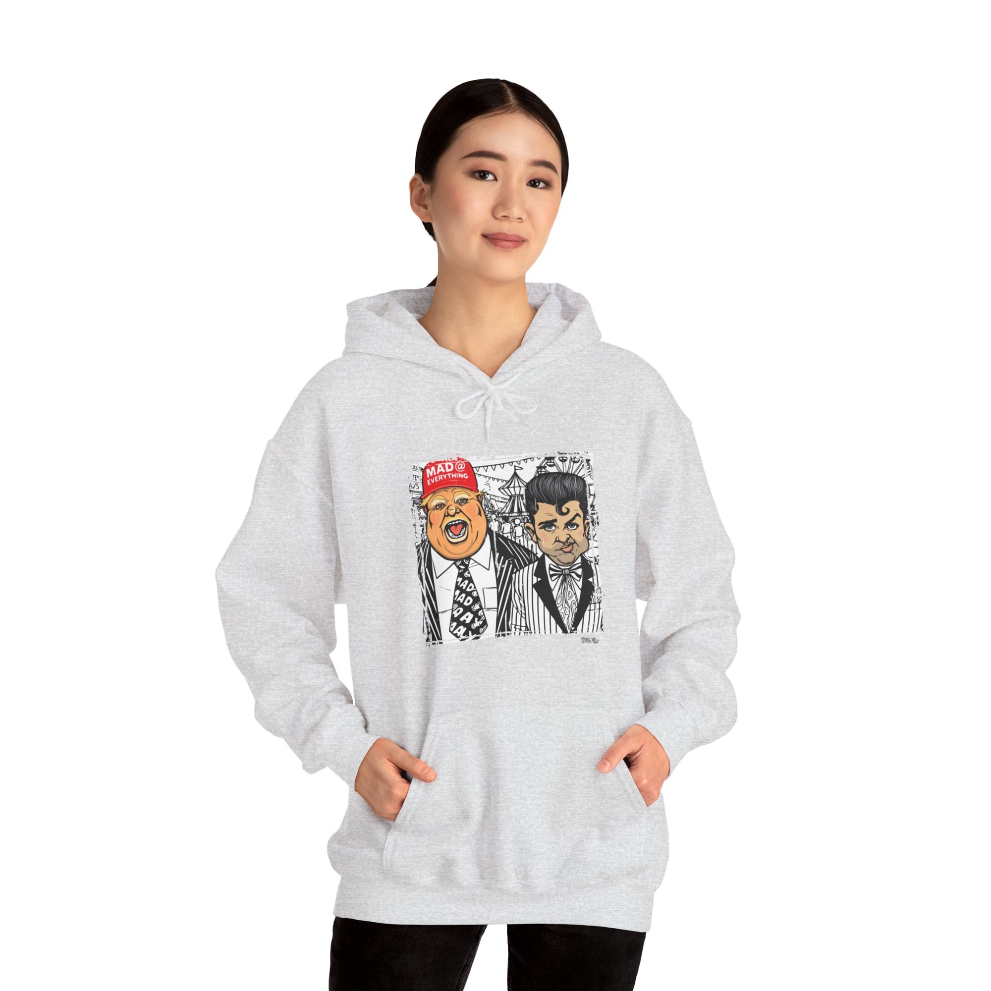 Mad At Everything - Unisex Heavy Blend™ Graphic Hooded Sweatshirt