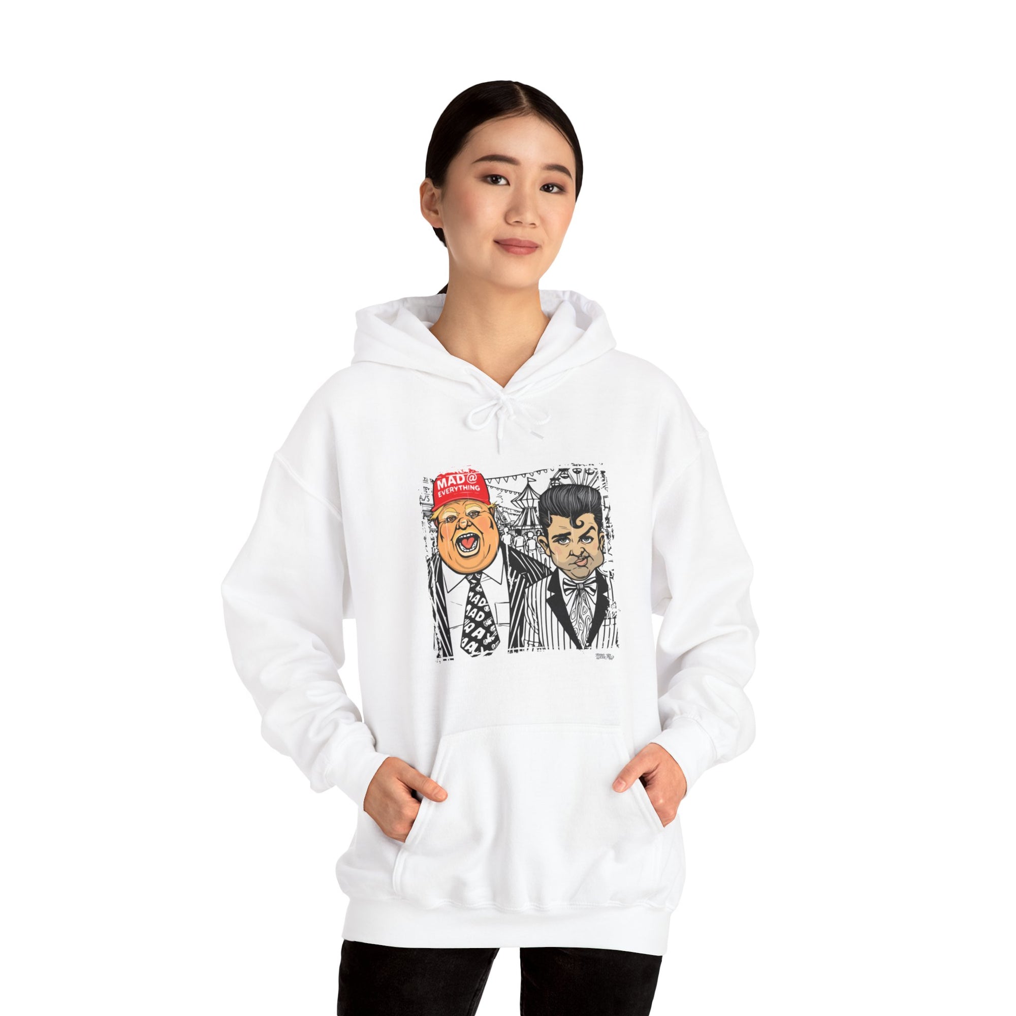 Mad At Everything - Unisex Heavy Blend™ Graphic Hooded Sweatshirt