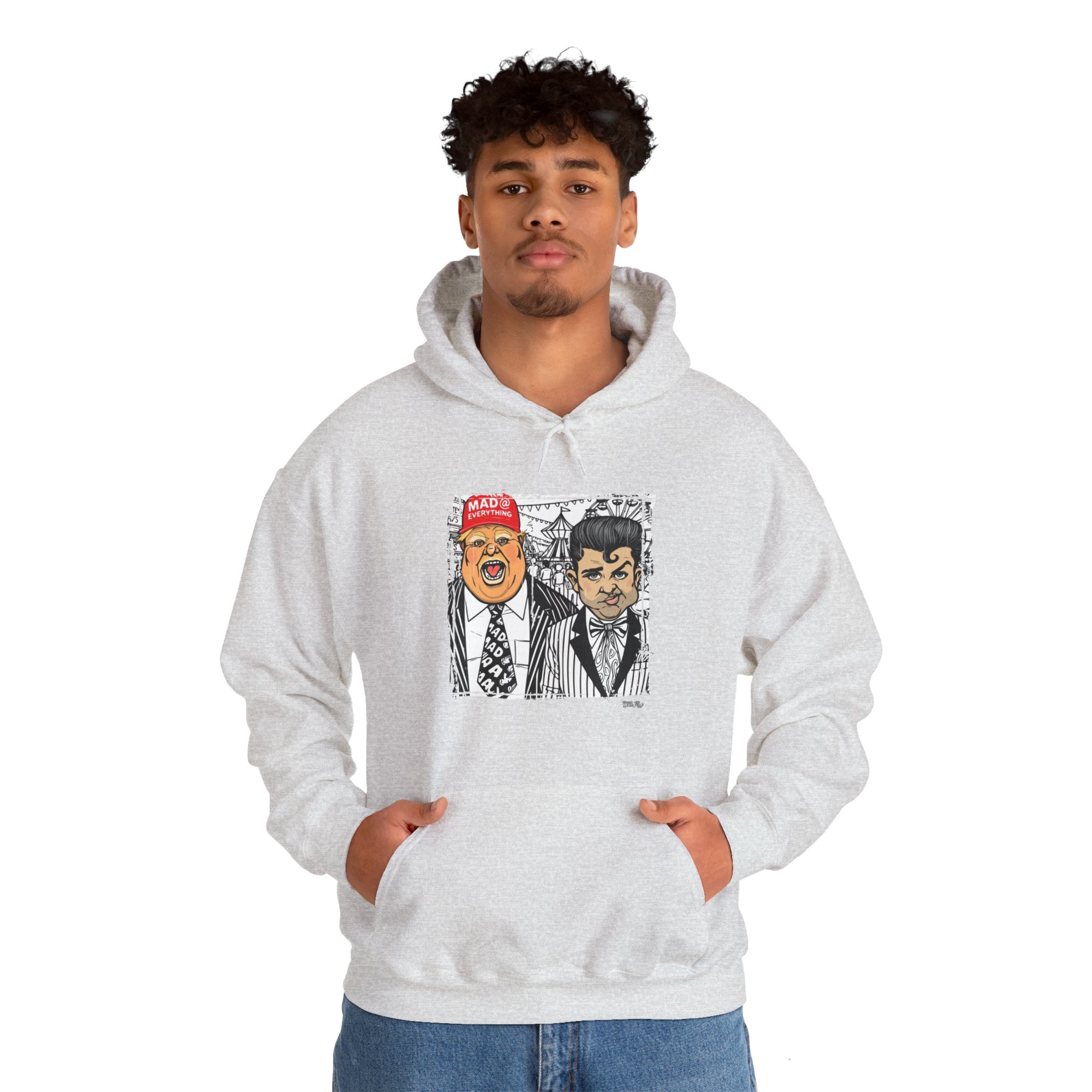 Mad At Everything - Unisex Heavy Blend™ Graphic Hooded Sweatshirt