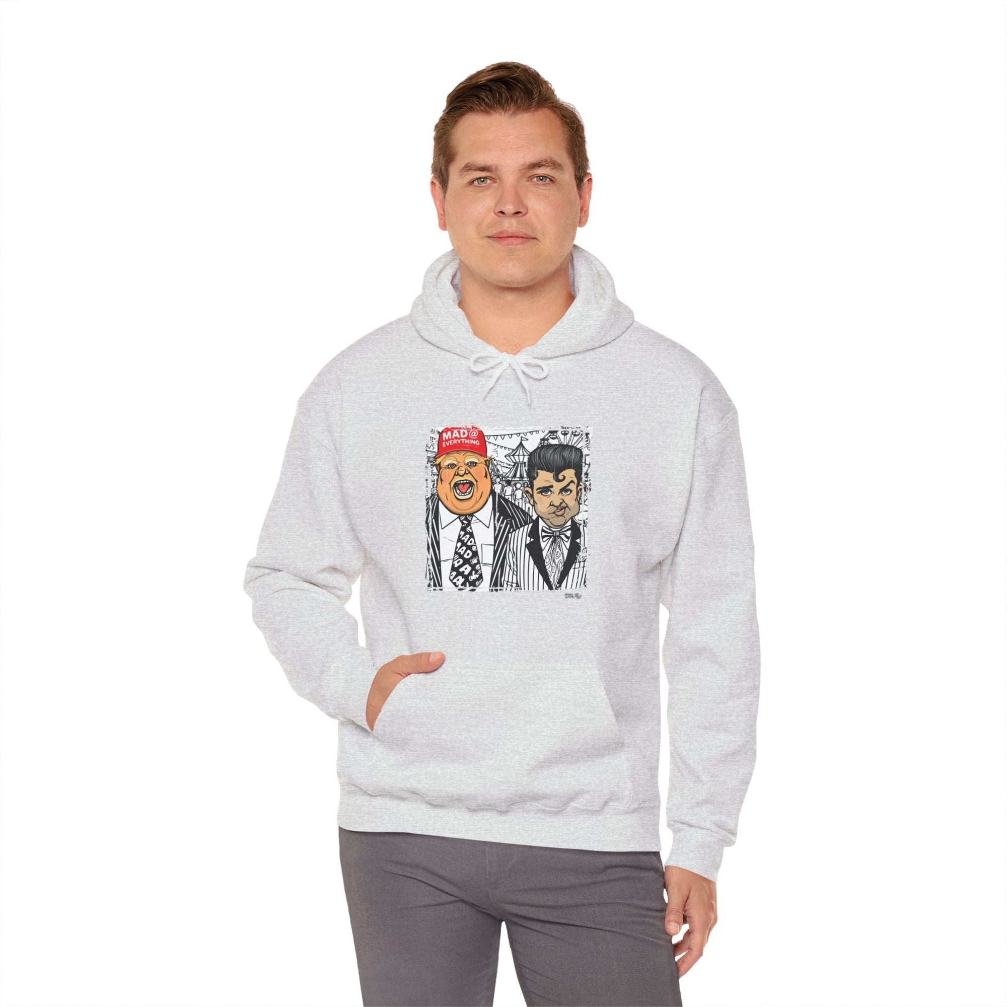 Mad At Everything - Unisex Heavy Blend™ Graphic Hooded Sweatshirt