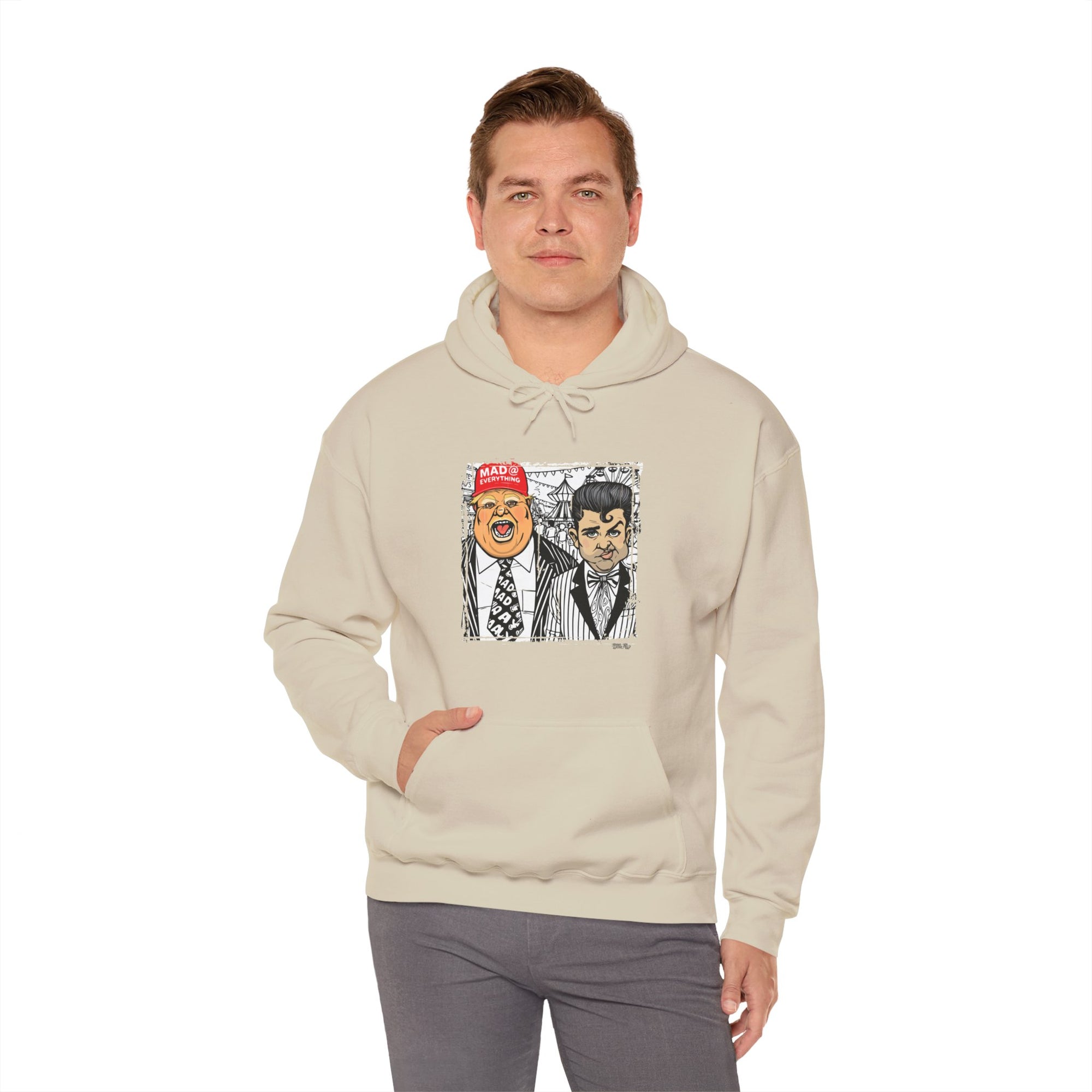 Mad At Everything - Unisex Heavy Blend™ Graphic Hooded Sweatshirt