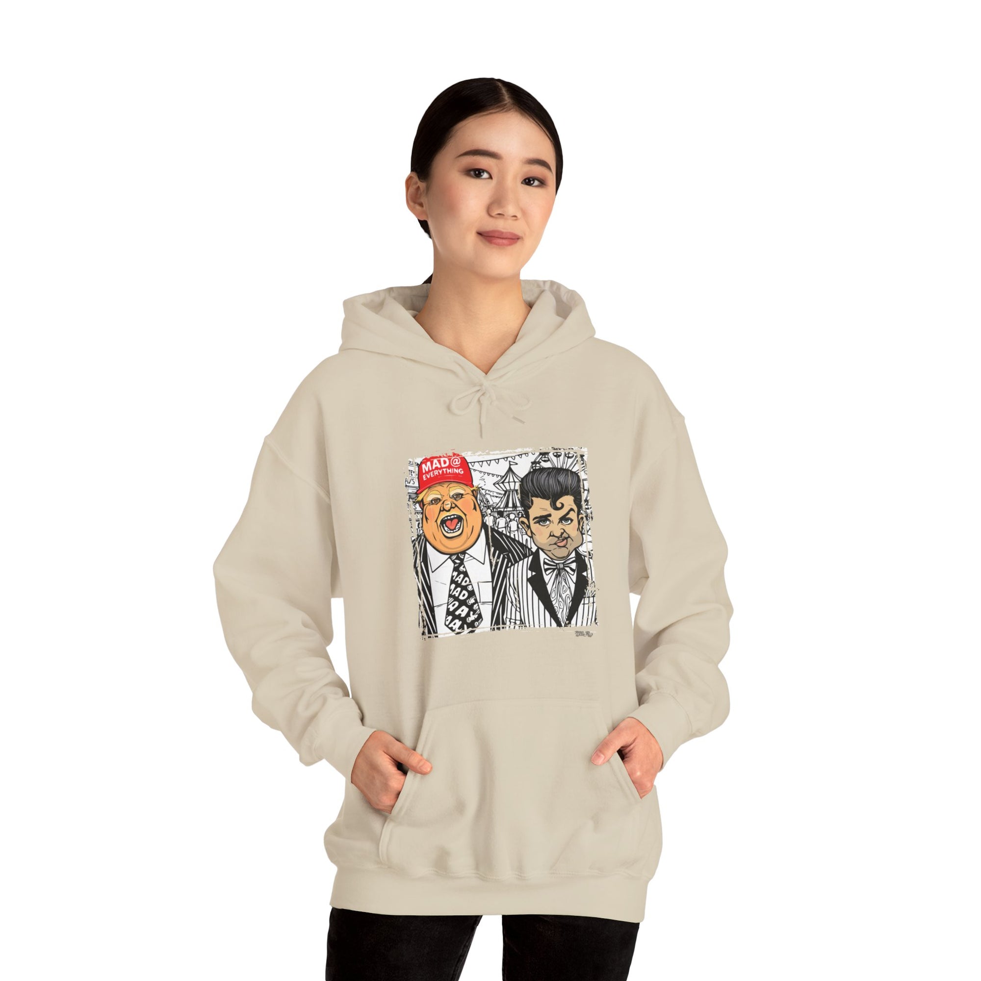 Mad At Everything - Unisex Heavy Blend™ Graphic Hooded Sweatshirt