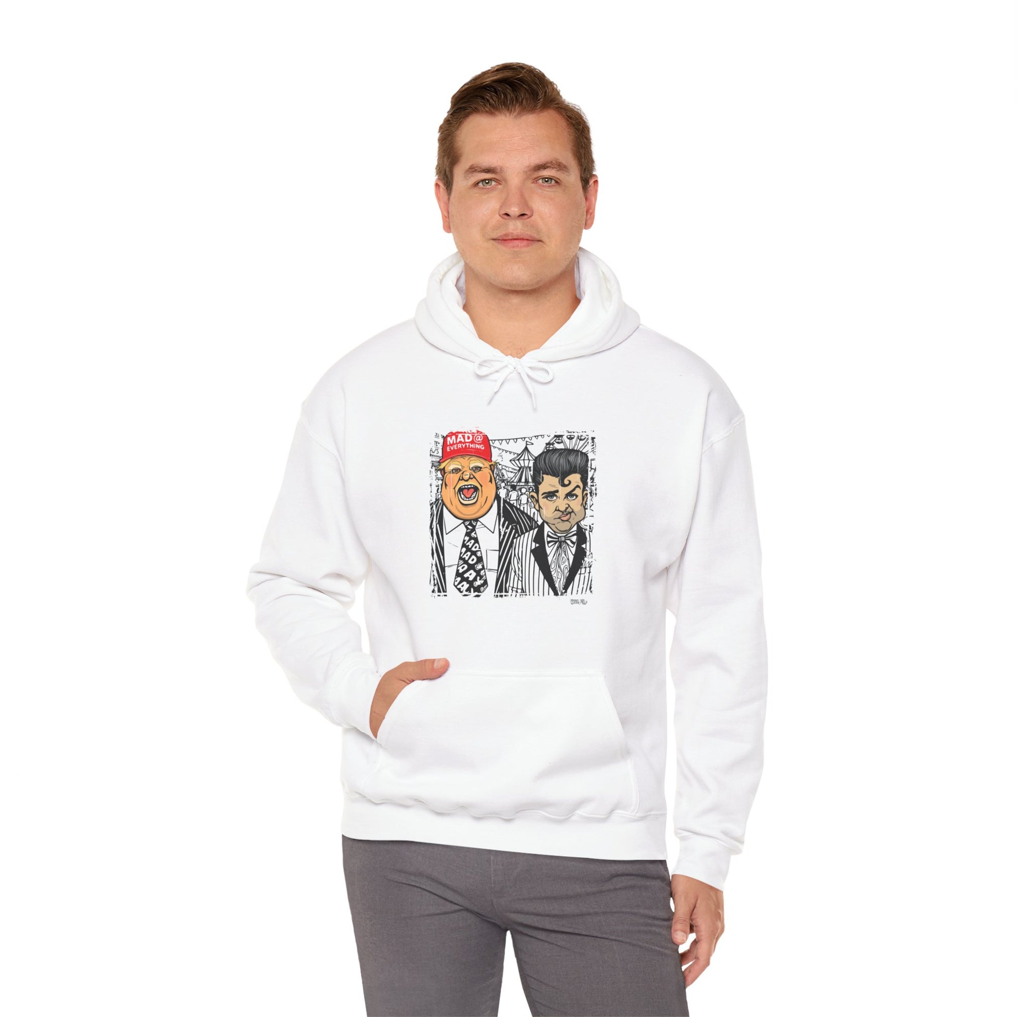 Mad At Everything - Unisex Heavy Blend™ Graphic Hooded Sweatshirt