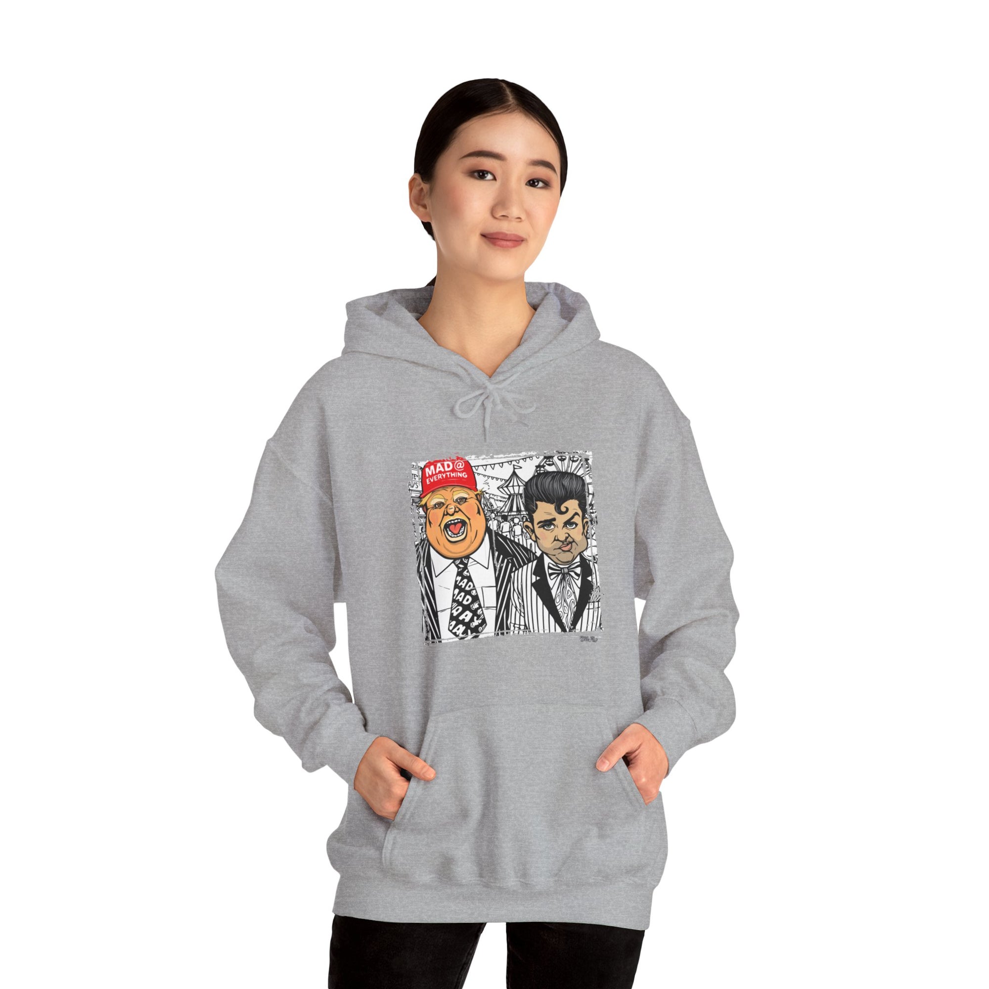 Mad At Everything - Unisex Heavy Blend™ Graphic Hooded Sweatshirt